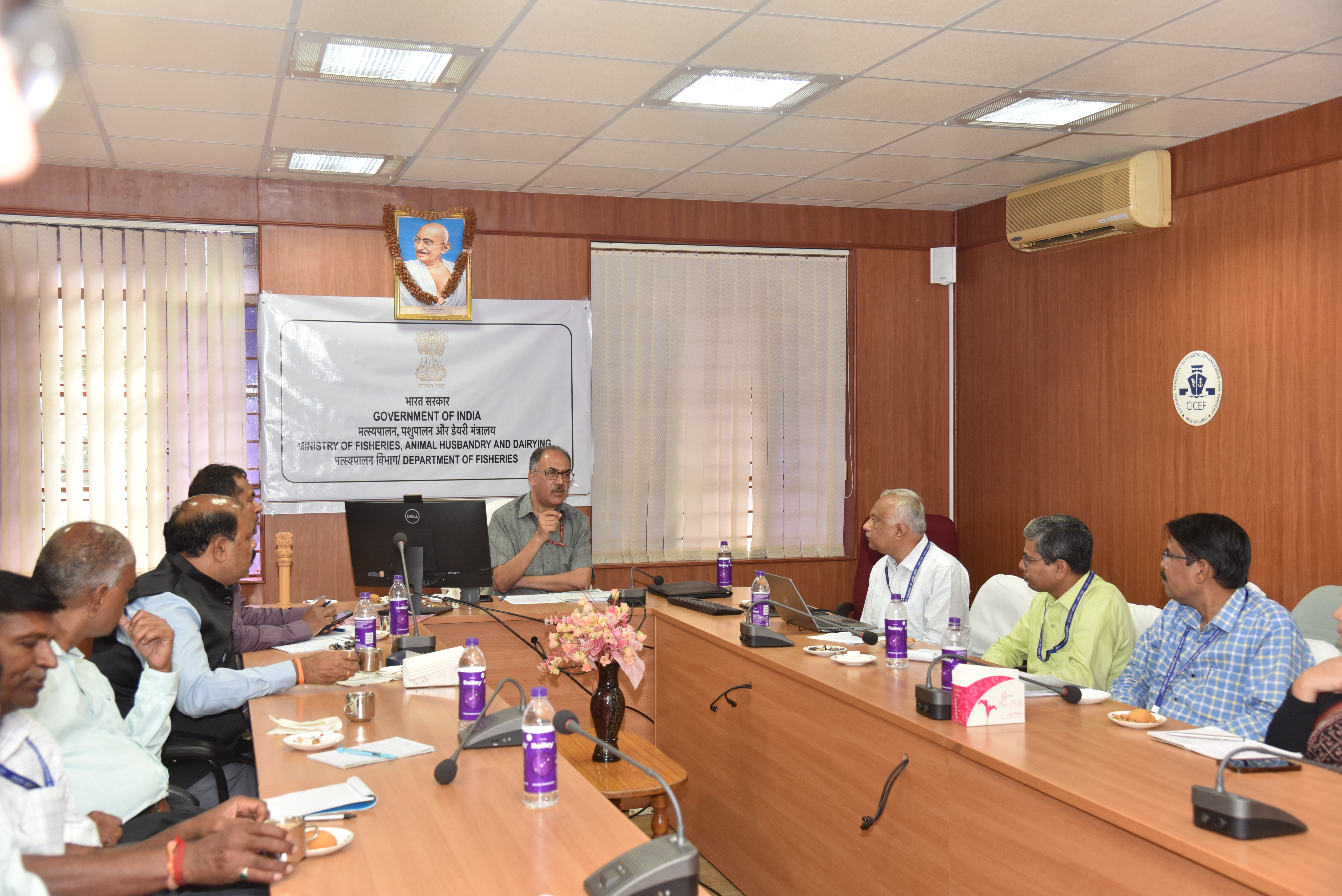 Dr. Abhilaksh Likhi, IAS, Secretary to Government of India addressing officials